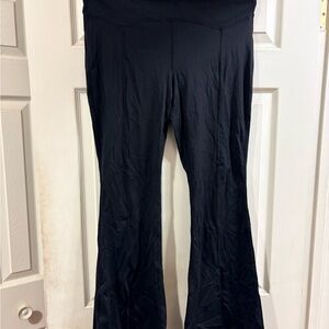 JoyLab Black Flare Leggings with Split Hem